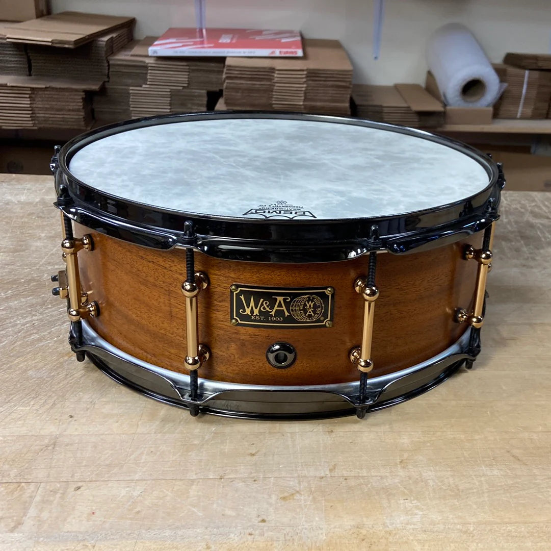 Walberg & Auge USED 5" x 14" Single Ply Mahogany Snare Drum