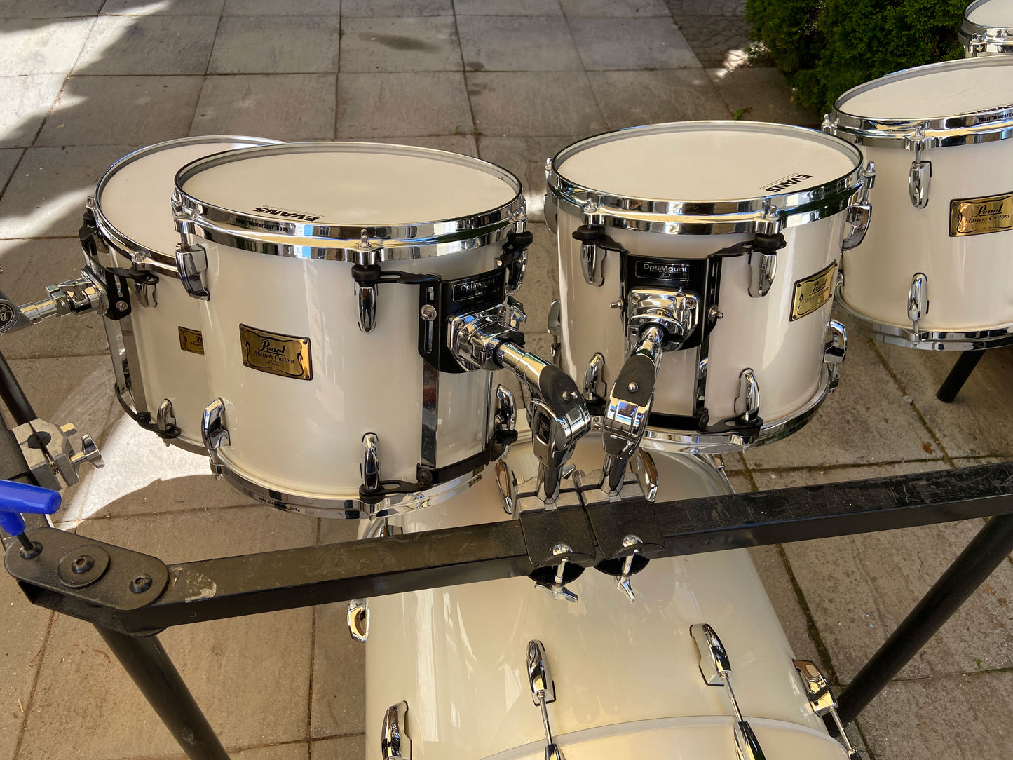 Pearl USED Masters Series 6pc Maple Shall Pack in Opal White