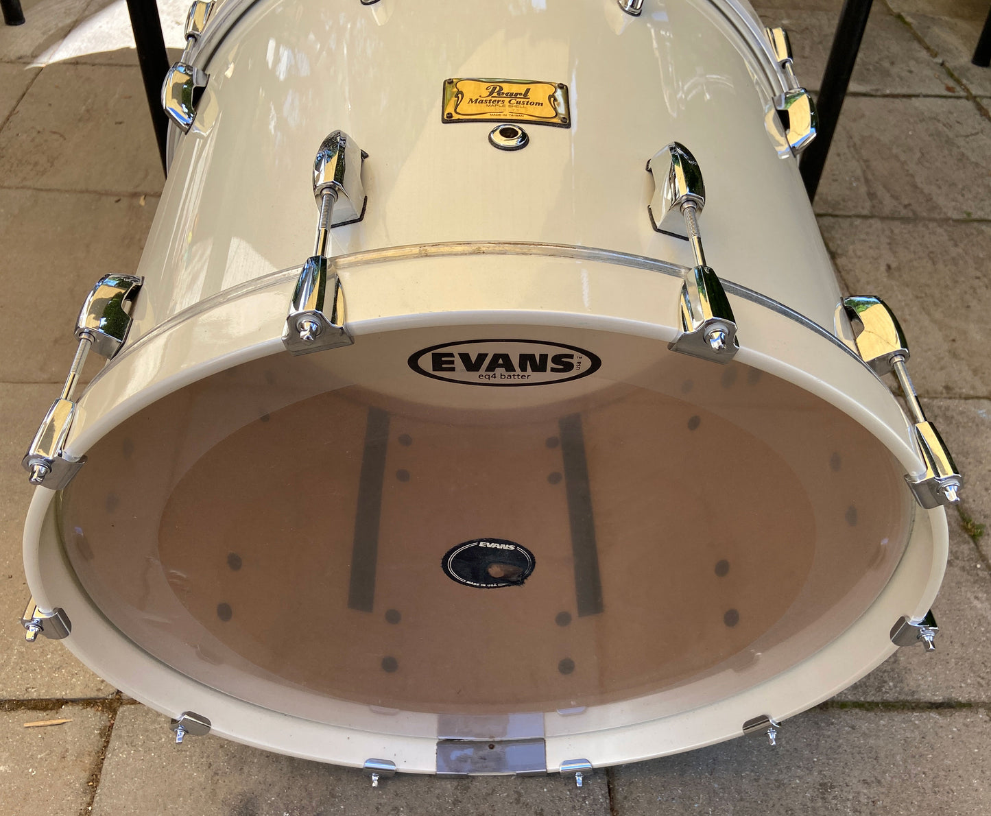 Pearl USED Masters Series 6pc Maple Shall Pack in Opal White