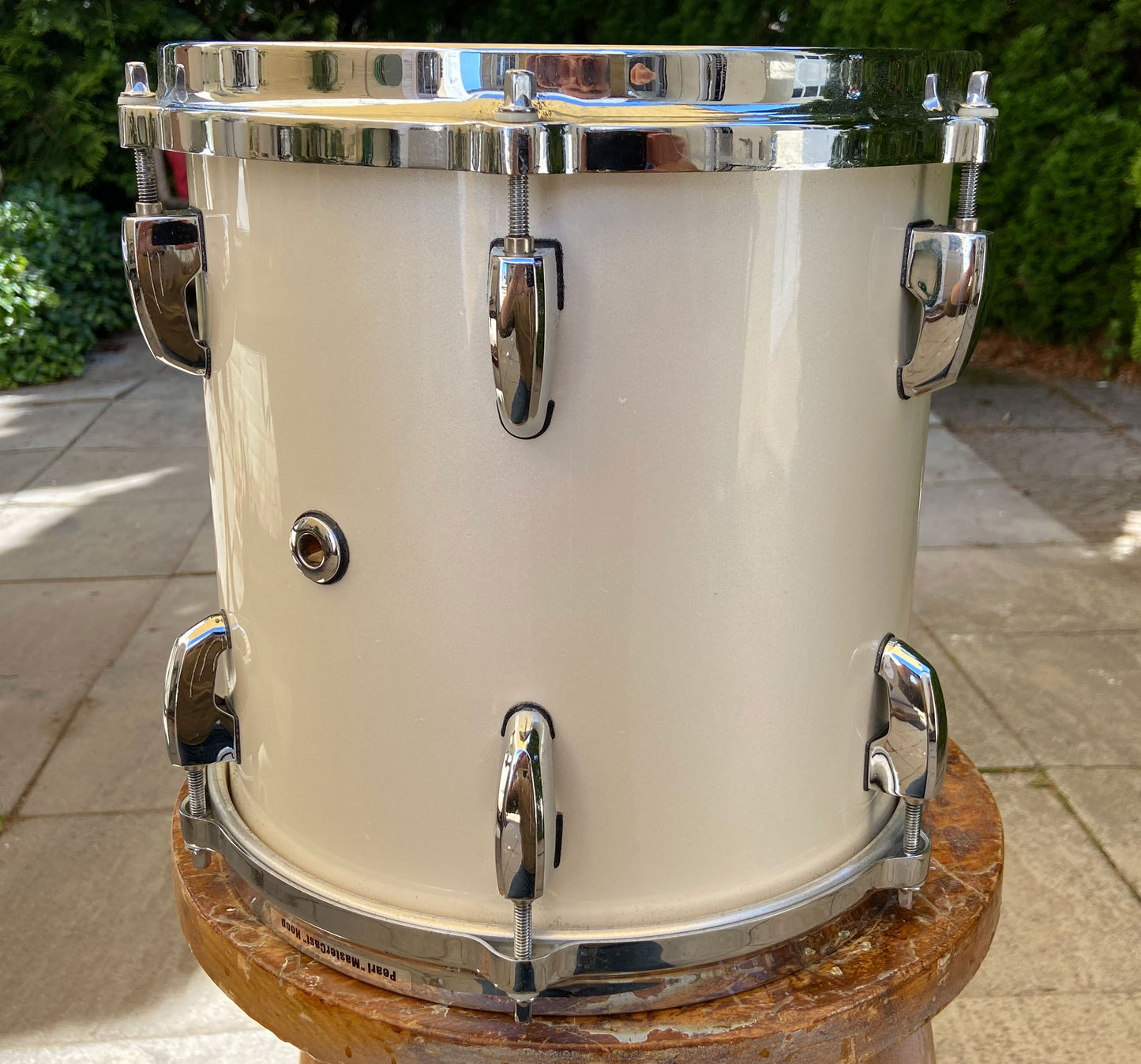 Pearl USED Masters Series 6pc Maple Shall Pack in Opal White