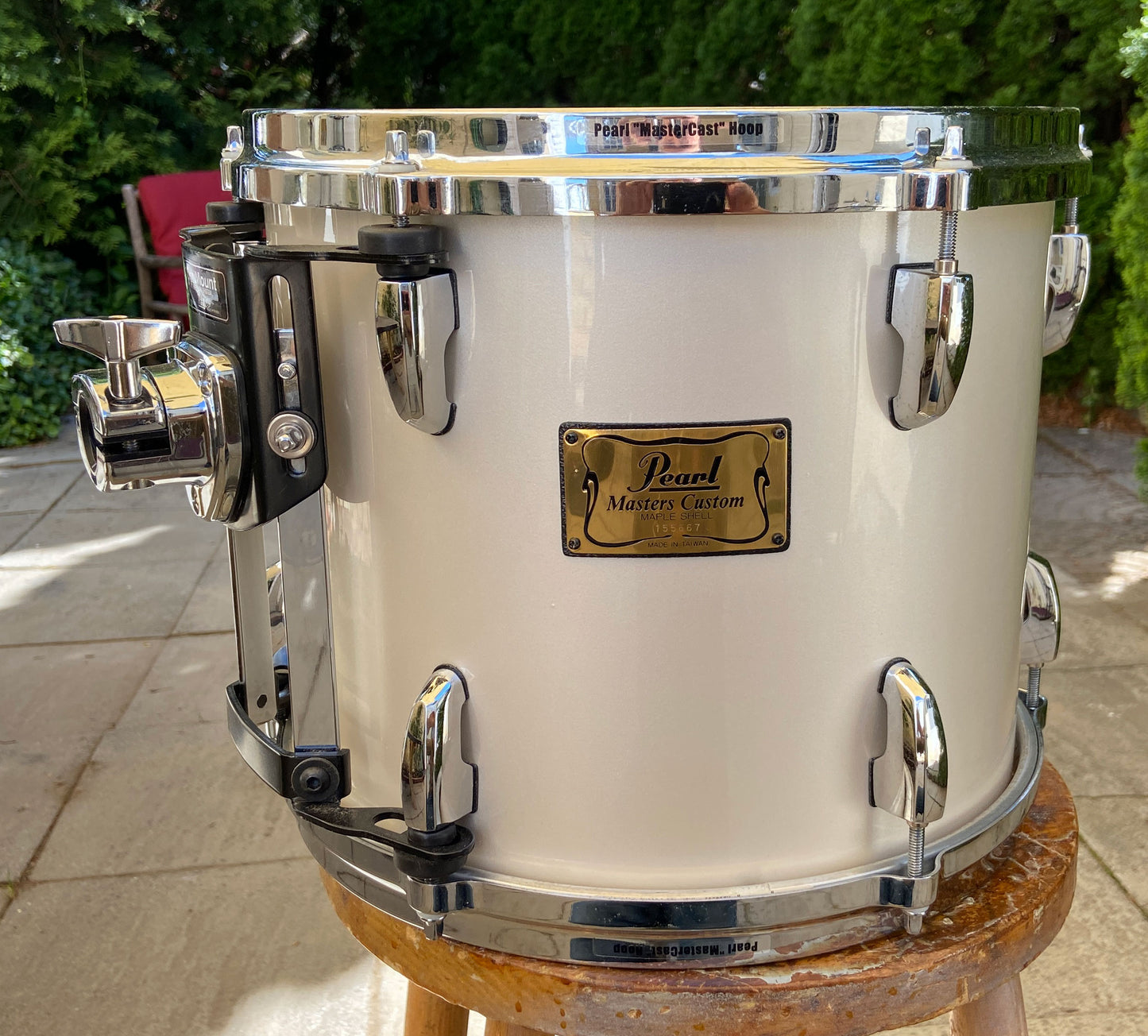 Pearl USED Masters Series 6pc Maple Shall Pack in Opal White