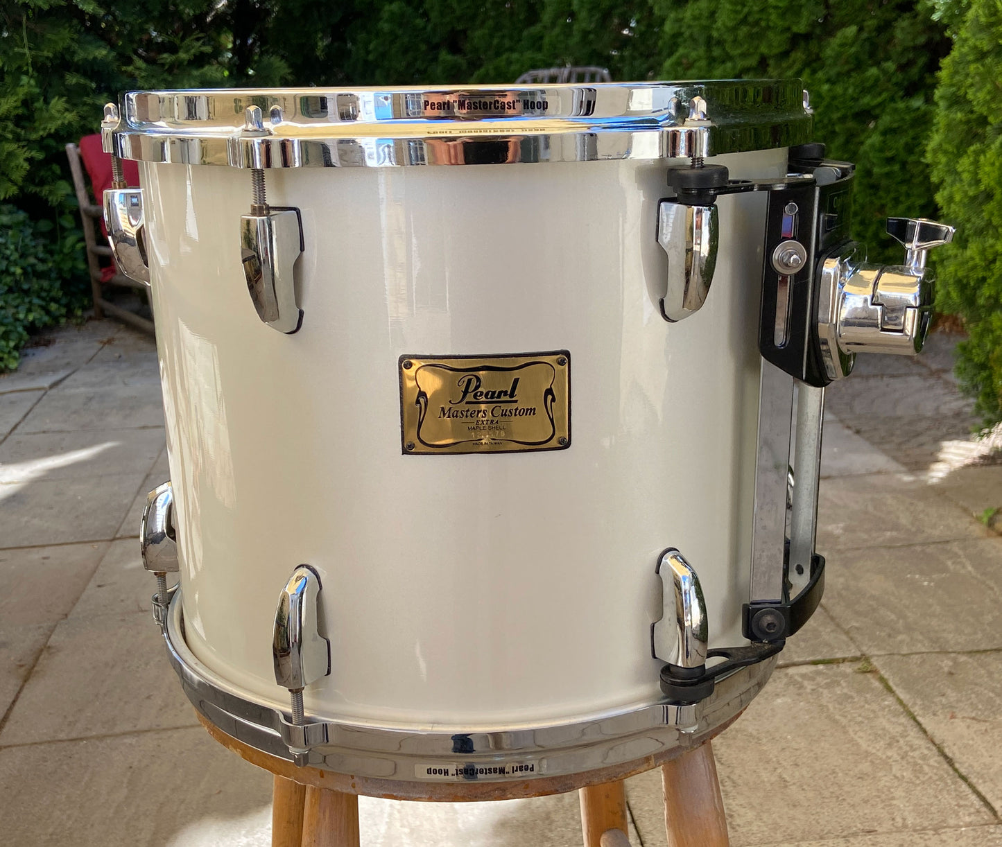 Pearl USED Masters Series 6pc Maple Shall Pack in Opal White