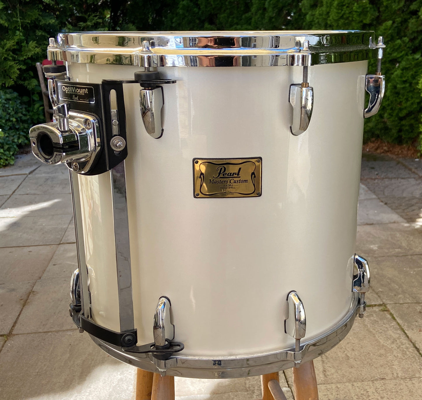 Pearl USED Masters Series 6pc Maple Shall Pack in Opal White